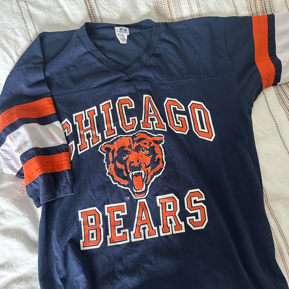 Vintage Chicago Bears Navy Blue Shirt